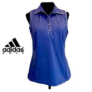 Adidas ClimaCool sleeveless golf shirt lilac -XL